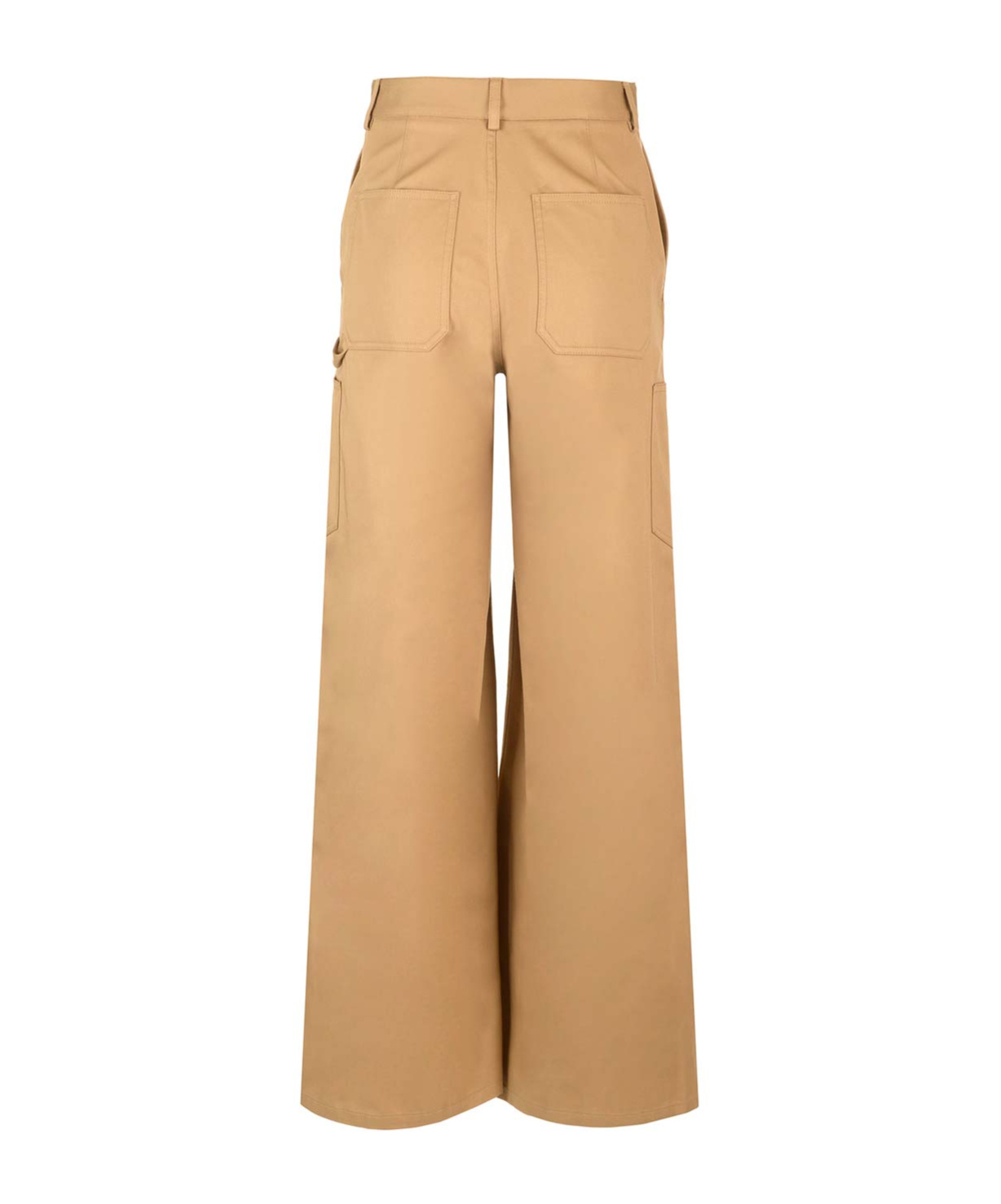 Celine Casual Pants With Belt Loops In Nude