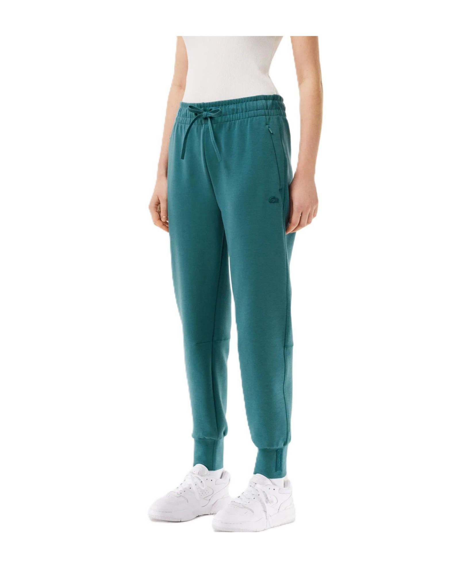 Lacoste Drawstring Elasticwaist Jogger Pants In Blue