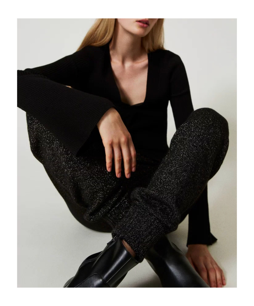 Shop Twinset Knitted Joggers