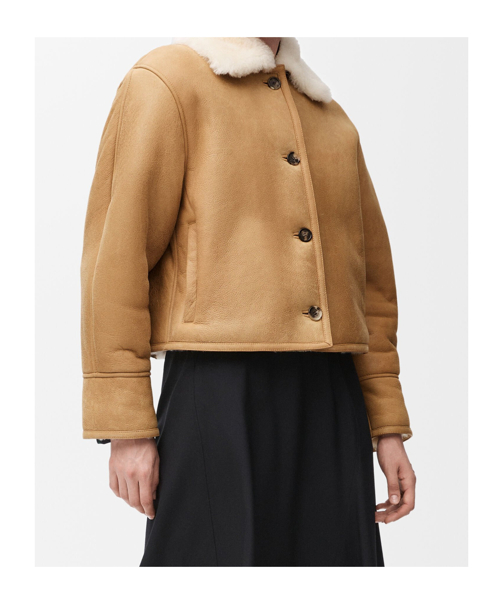 Loewe Jacket S359y2sl36 Camel In Brown