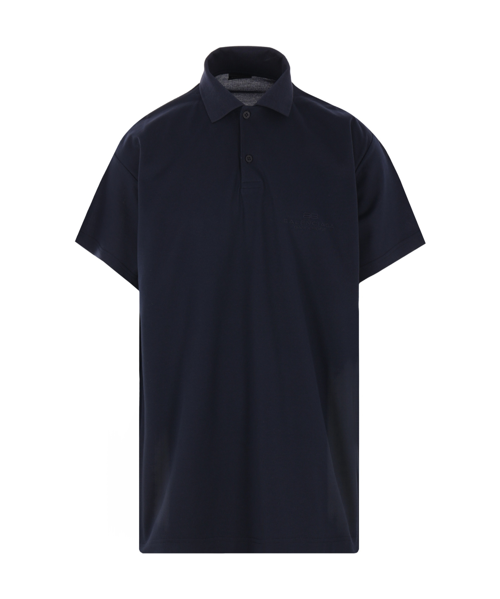 Balenciaga Logo's Polo Shirt In Black