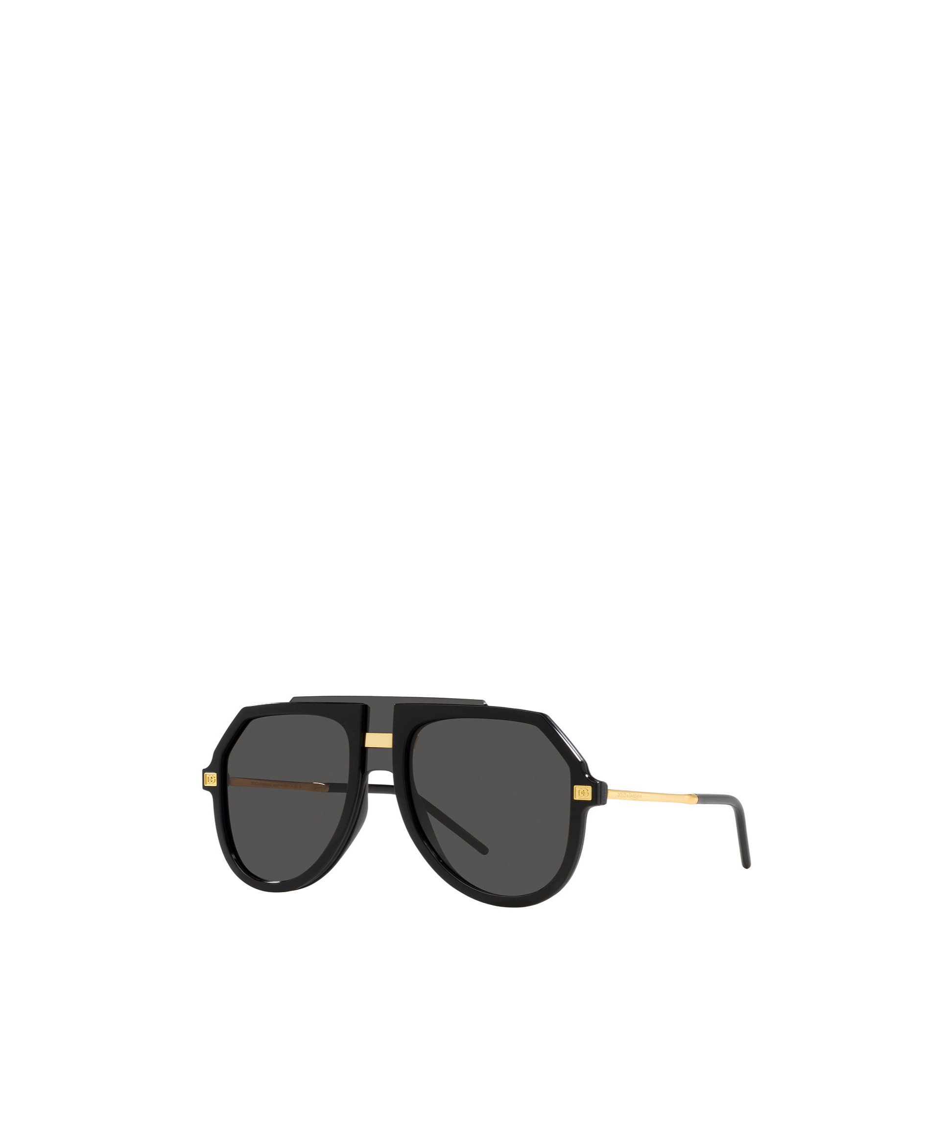 Dolce & Gabbana Dolce Gabbana Eyewear Aviator Frame Sunglasses In Black