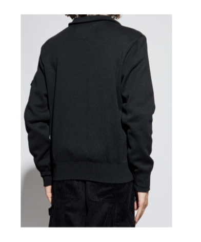 Paul & Shark Quilted Wool-panel Jacket In Blue