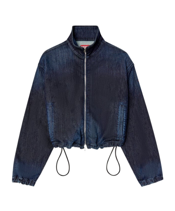 Diesel De-sanderz Bomber Jacket In Black