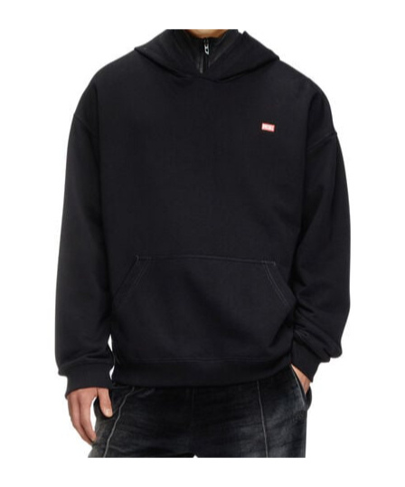 Diesel Long-sleeved Sweater In Black