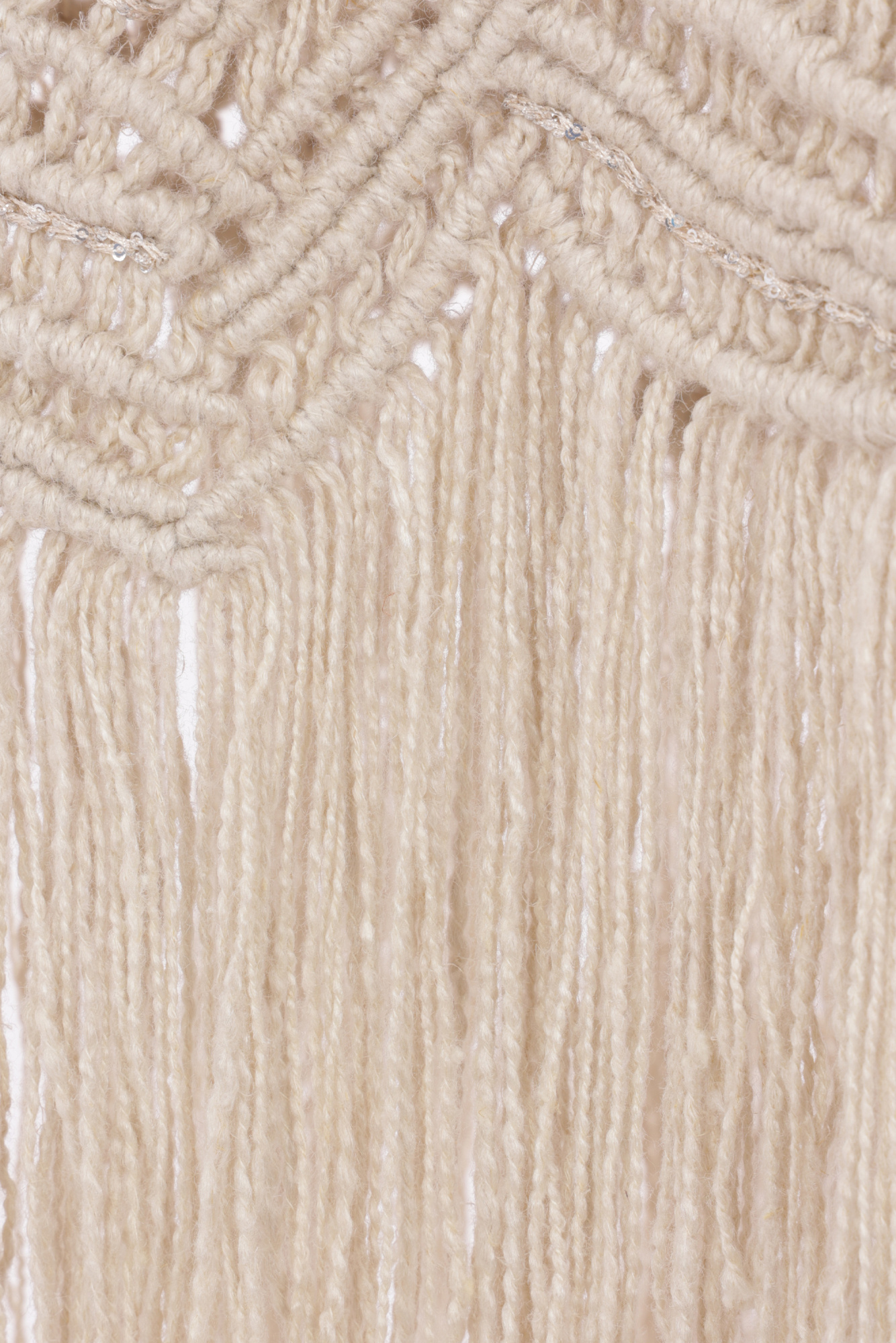 Brunello Cucinelli Crochet Midi Skirt In Nude