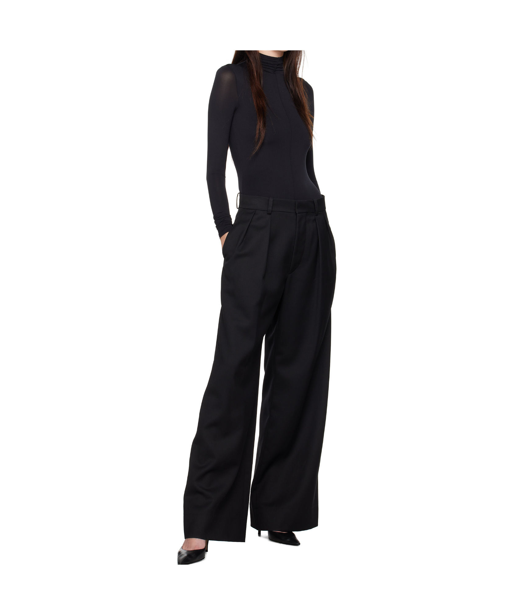 Wardrobe.nyc X Rosie Huntington-whiteley One-piece In Black