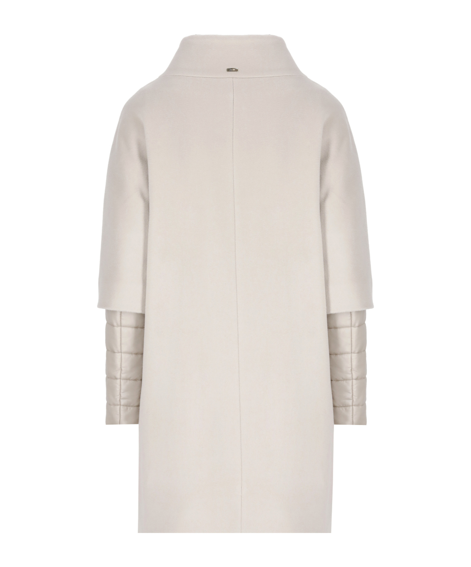 Herno Coat In Luxury Wool And Nylon Ultralight In Neutral