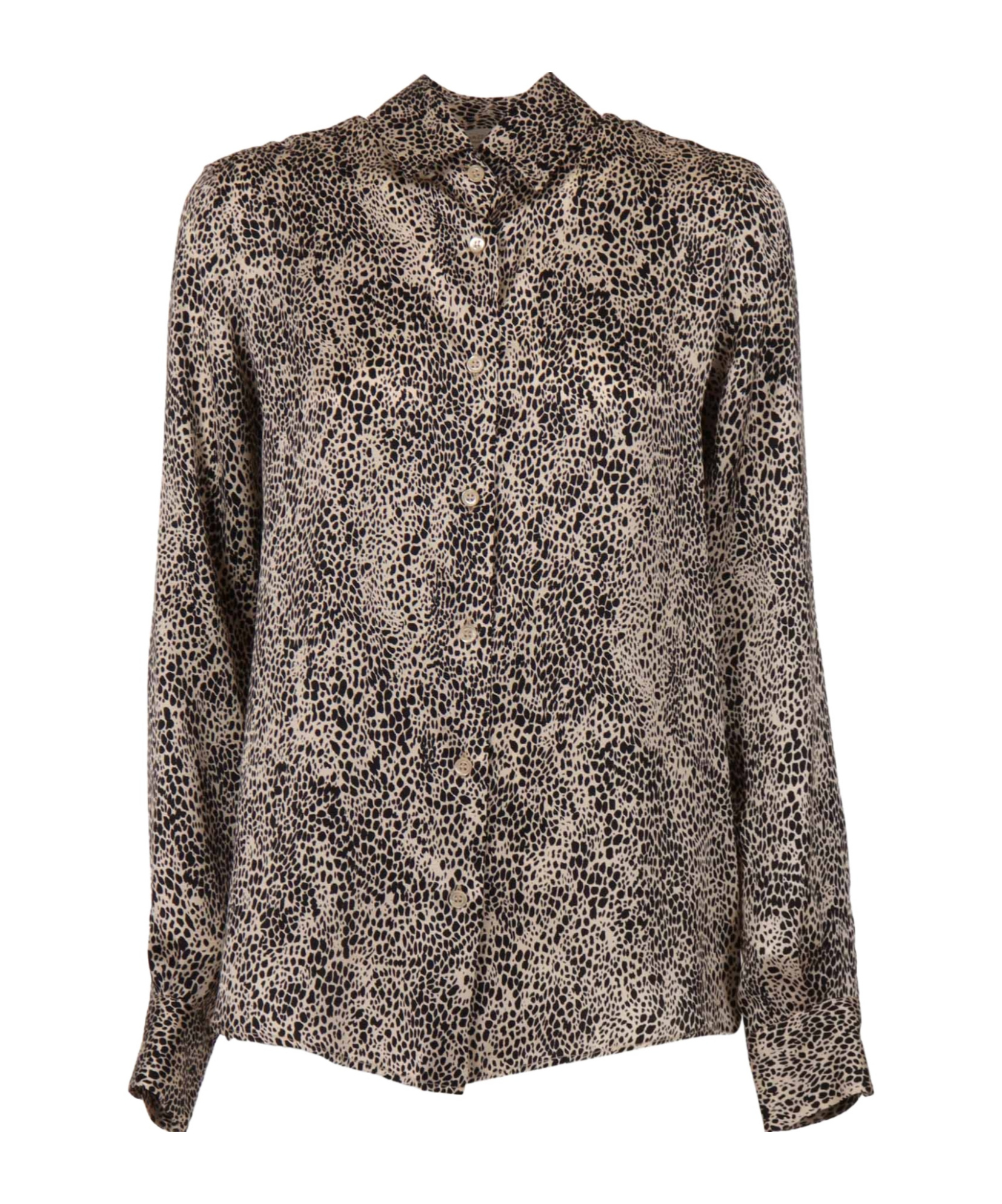 Mazzarelli Button-down Long-sleeved Shirt In Brown