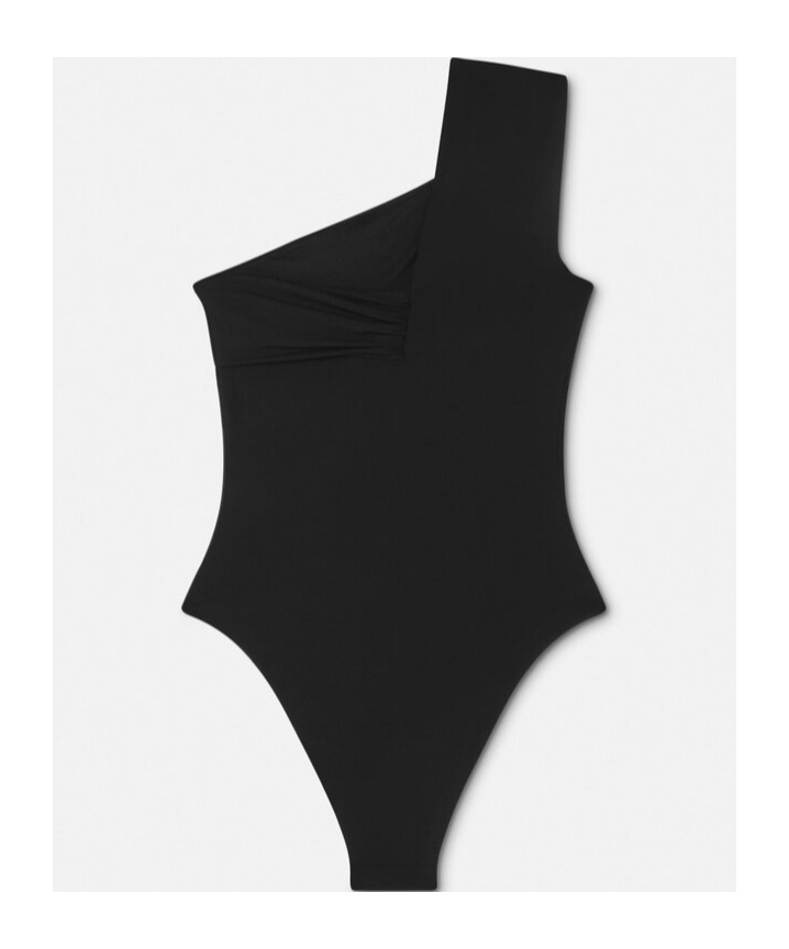 Versace One-shoulder Swimsuit Gold-tone Hardware