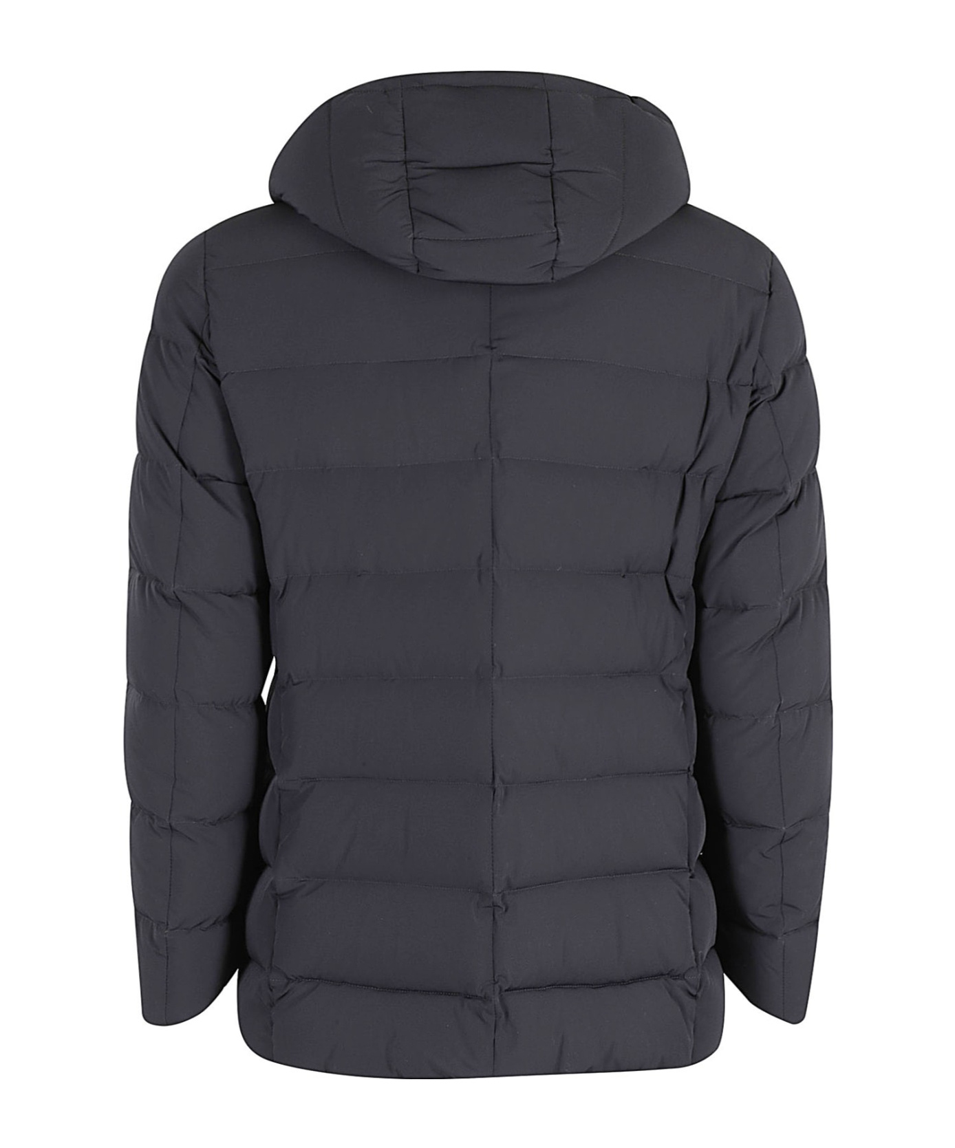 Moorer Hooded Jacket In Black