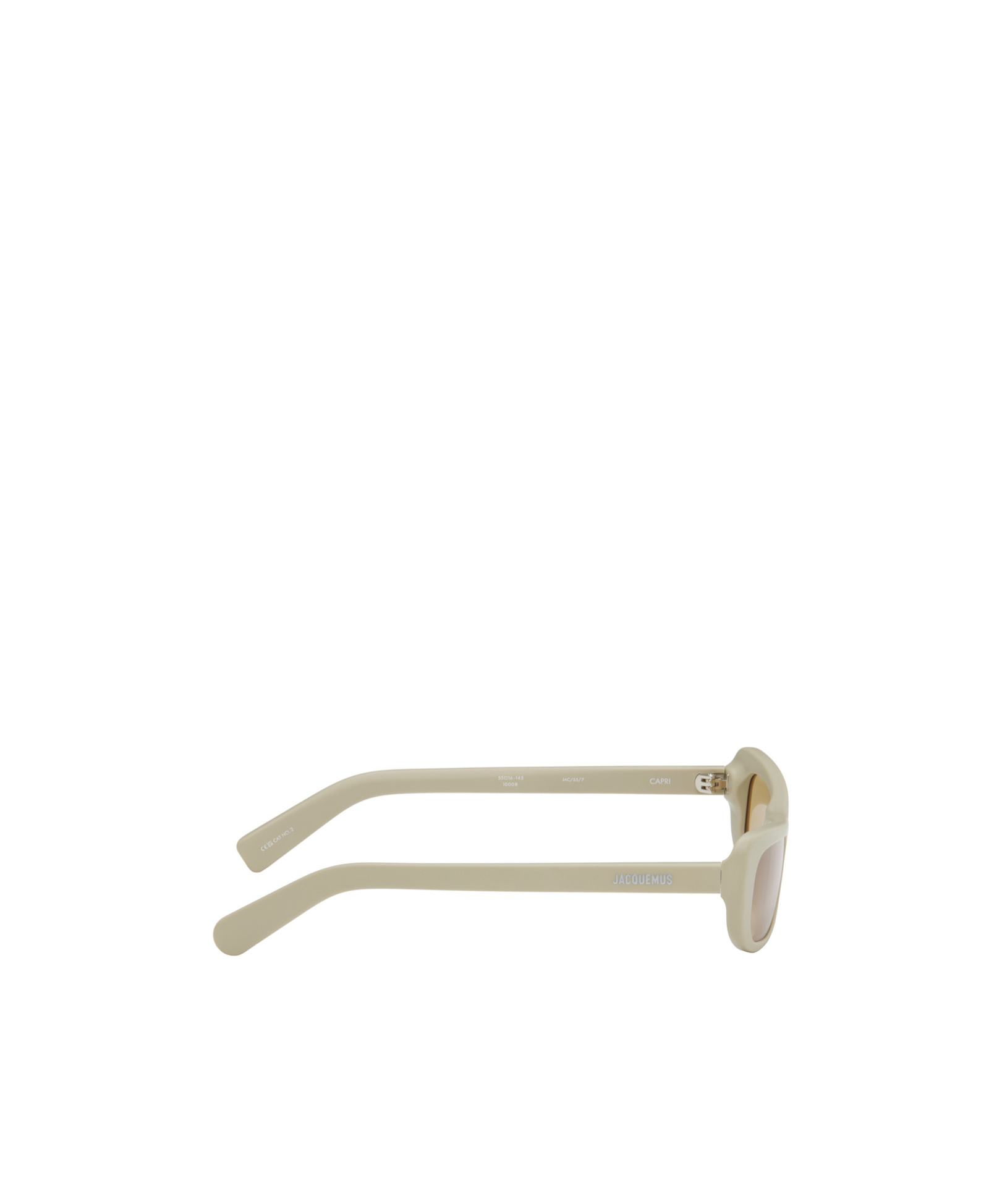 Jacquemus Rectangle Frame Sunglasses In Yellow