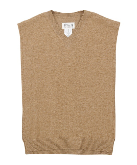 MAISON MARGIELA PILED-KNIT VEST