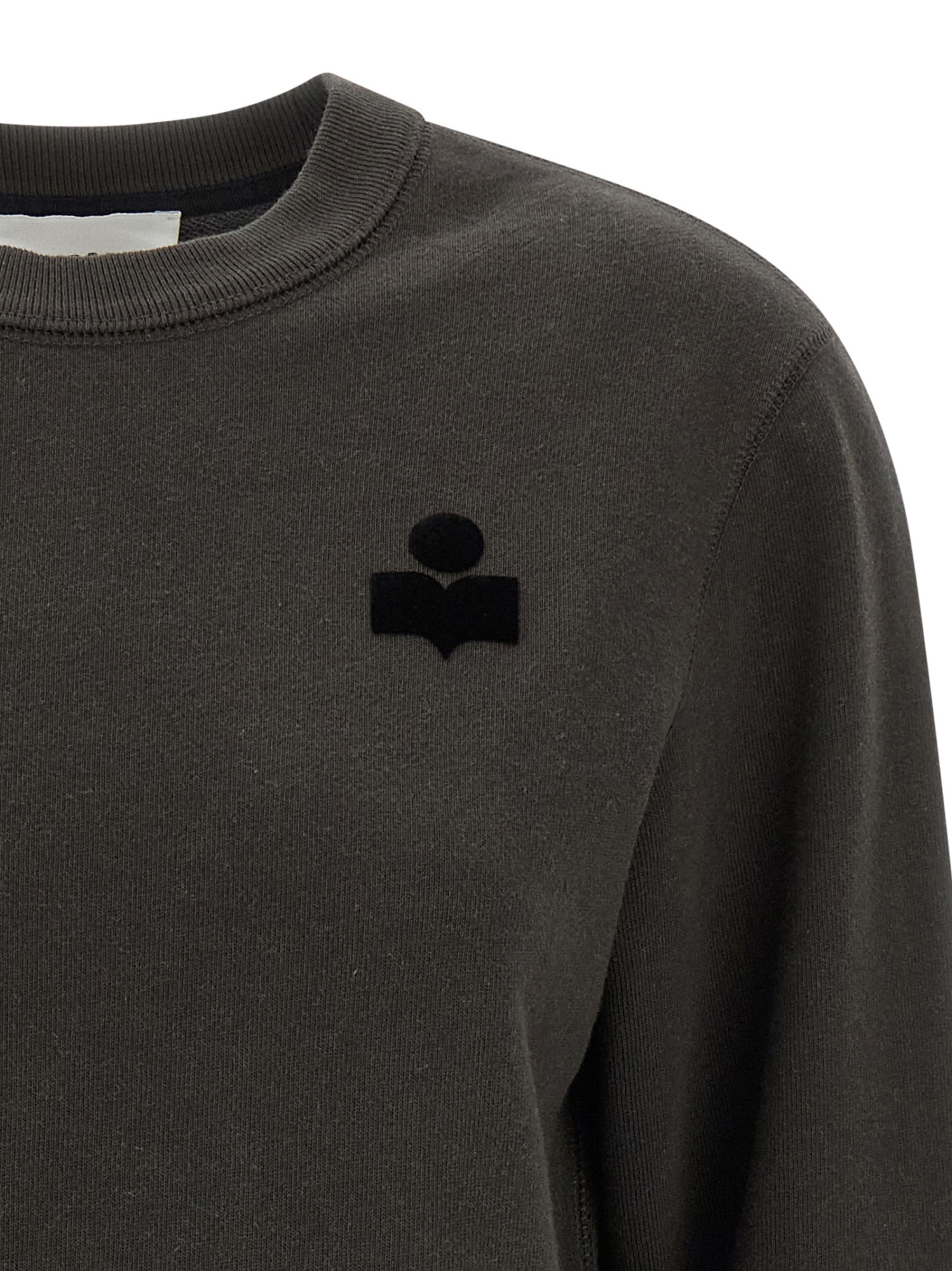 Isabel Marant Étoile Maurine Cotton Sweatshirt In Brown