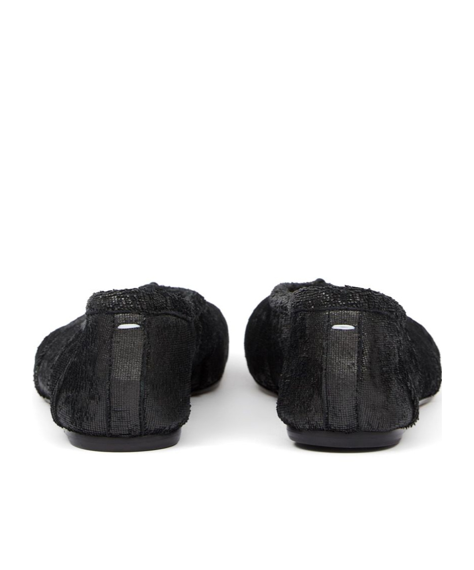 Shop Maison Margiela Tabi Ballerina Shoes In Black