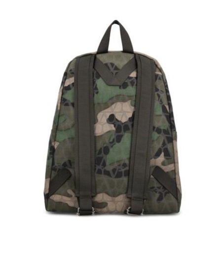 Valentino Toile Iconographe Camouflage-print Bacpack In Green