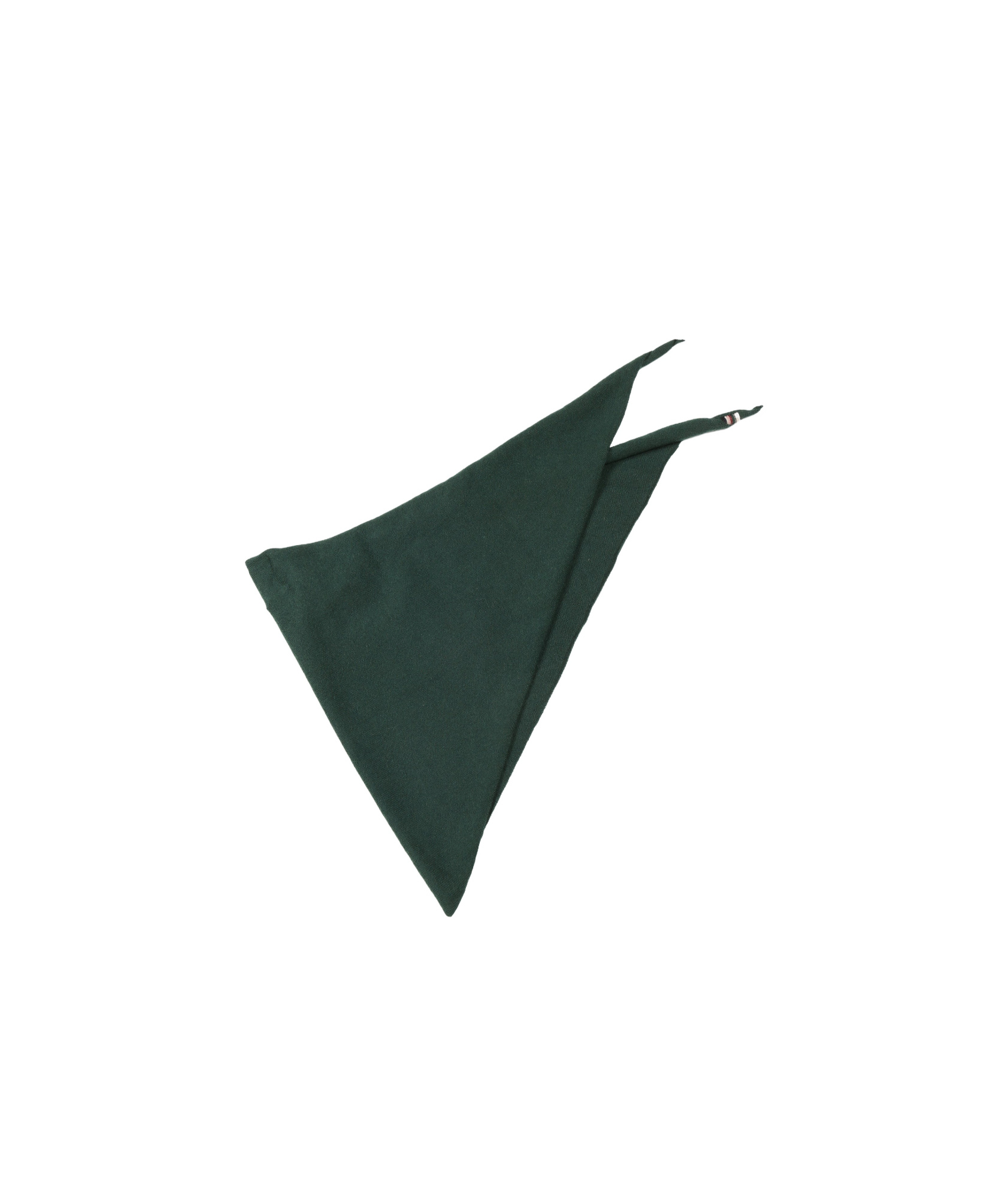 Extreme Cashmere Triangular Headscarf In Green