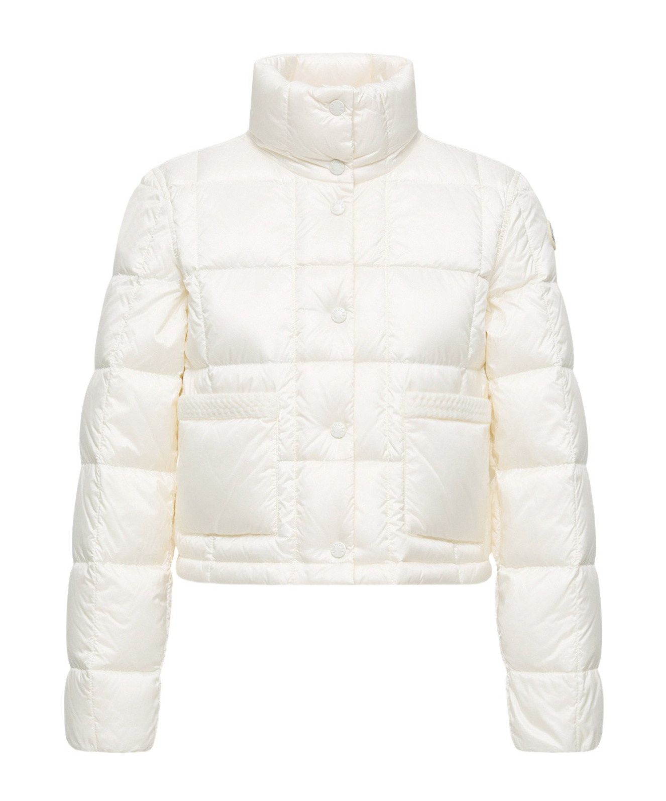 Moncler Long Sleeve Down Jacket In Neutral
