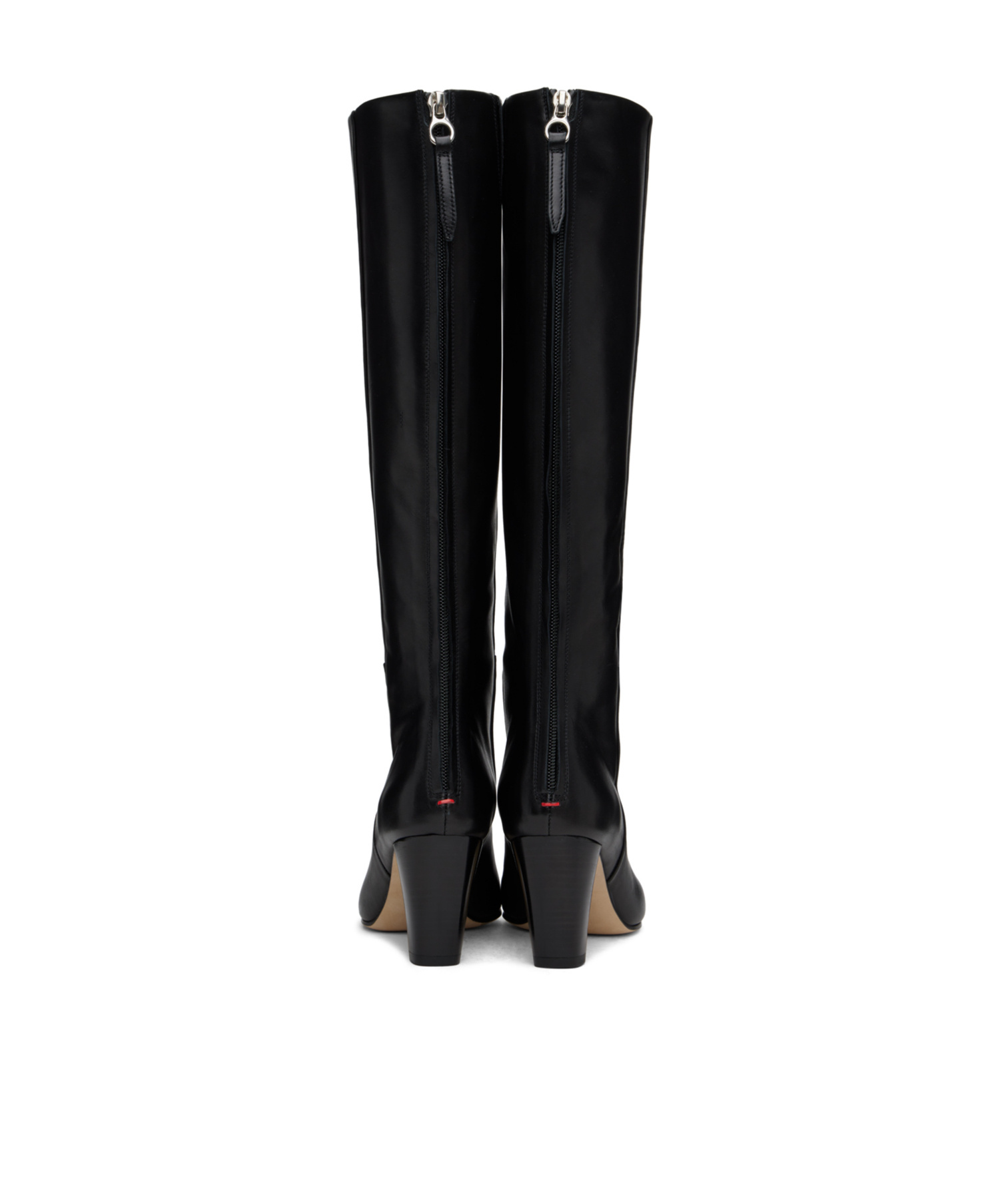 Aeyde Leather Zazie Knee-high Boots 35 In Black