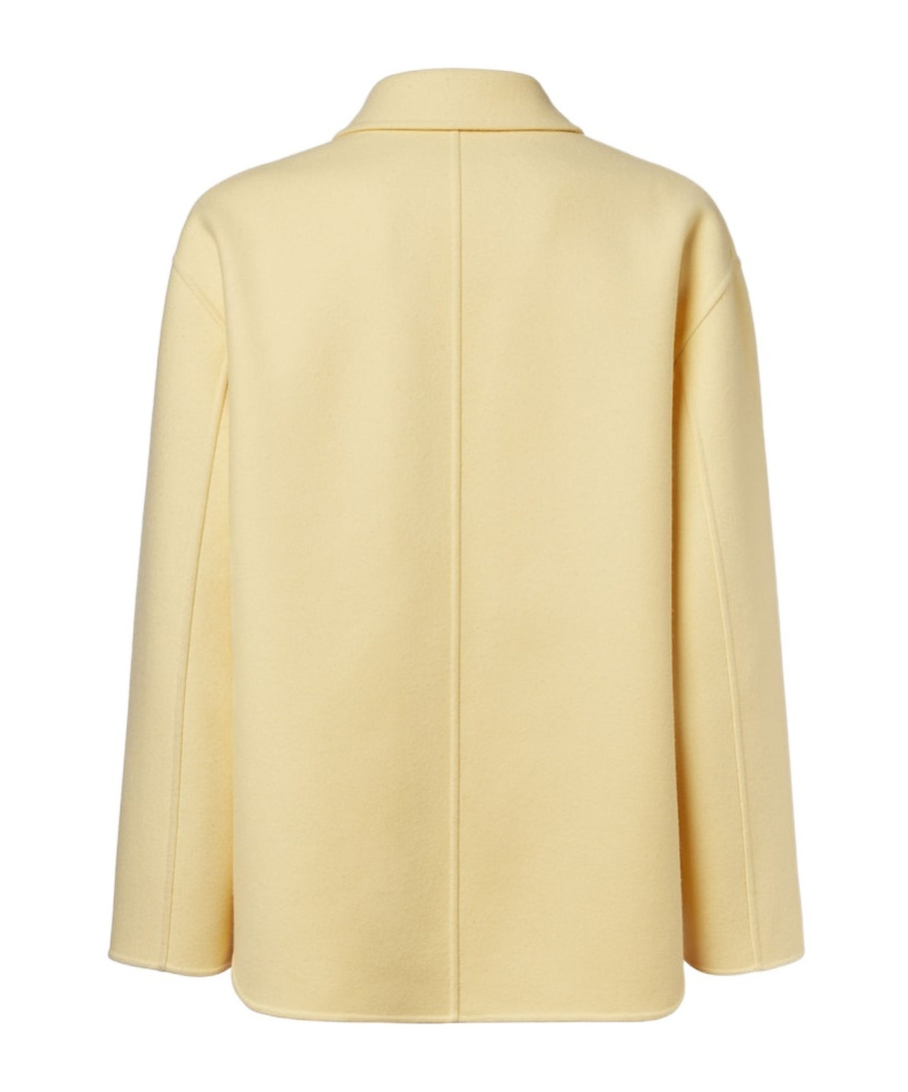 Fendi Caban Coat Coats And Trench Coats Yellow In Yellow