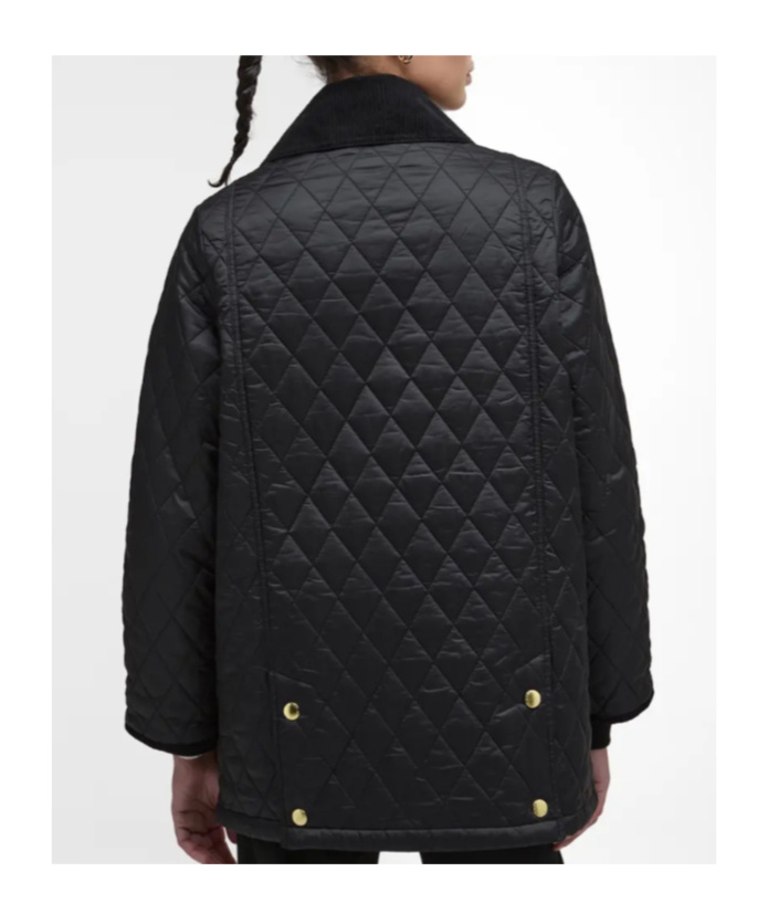 Barbour Modern Beadnell Quilted Jacket In Black