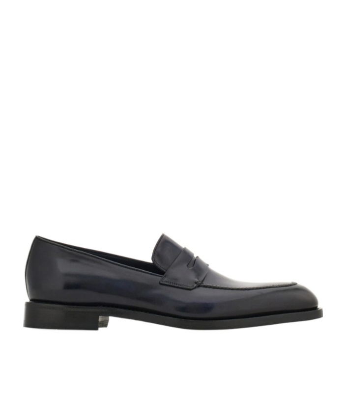 Ferragamo Tramezza Penny Loafer In Blue
