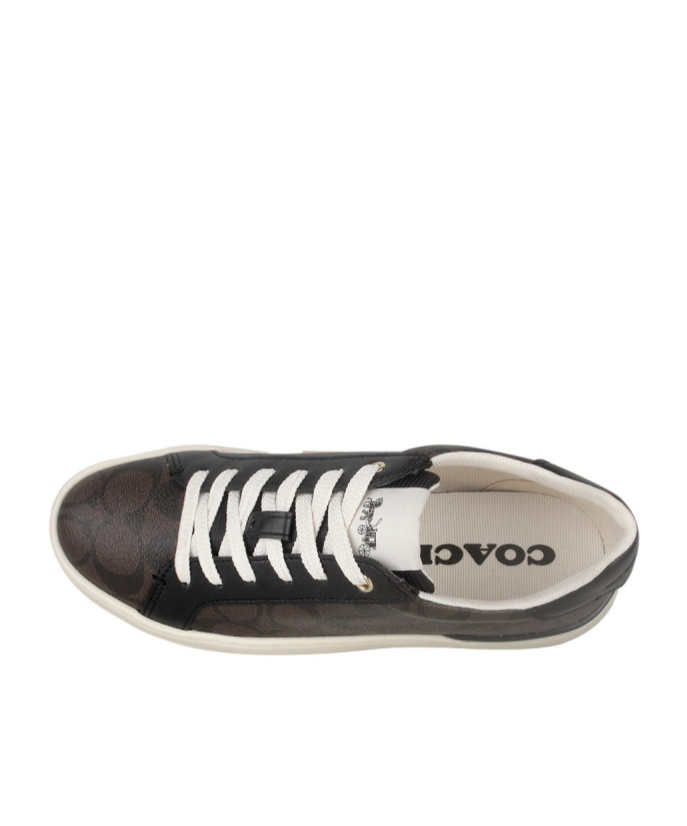 COACH LACE-UP FLAT LOW-CUT CASUAL SHOES