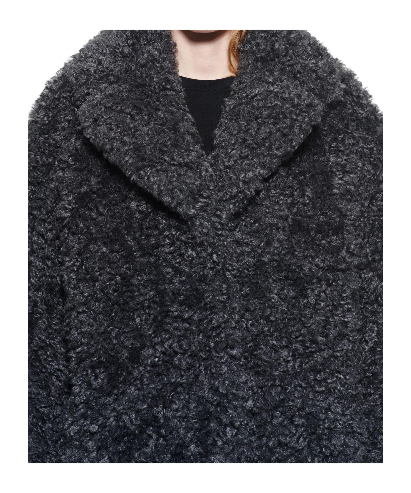Stand Studio Nicole Fur Coat In Black
