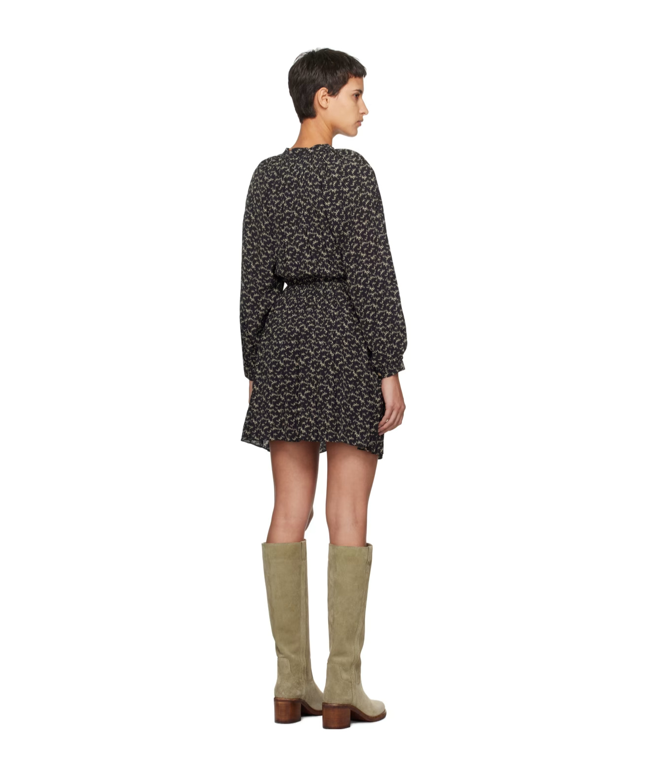 Shop Isabel Marant Étoile Amandine Dress In Black
