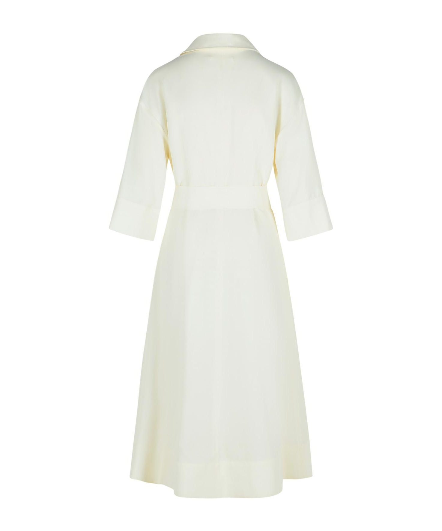 P.a.r.o.s.h White Viscose Blend Dress