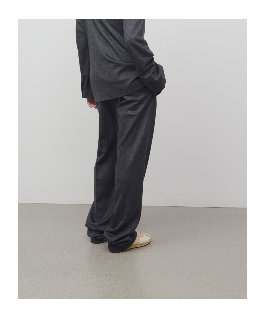 The Row Cashmere Selvie Pants In Black