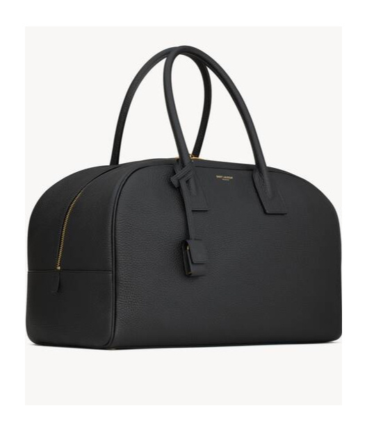 Saint Laurent Sac De Jour Boston In Grained Leather In Black