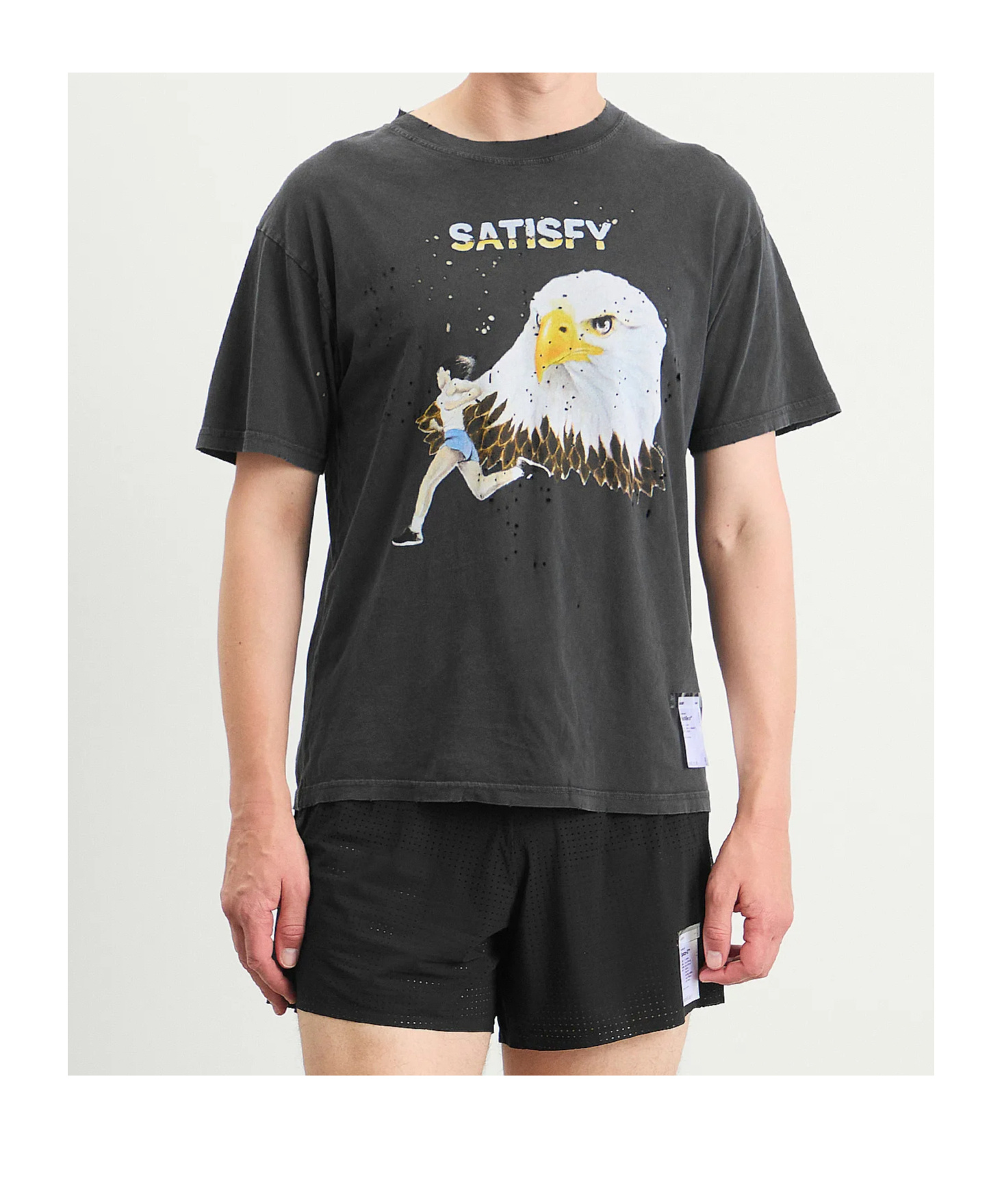 Satisfy Mothtech T-shirt In Black