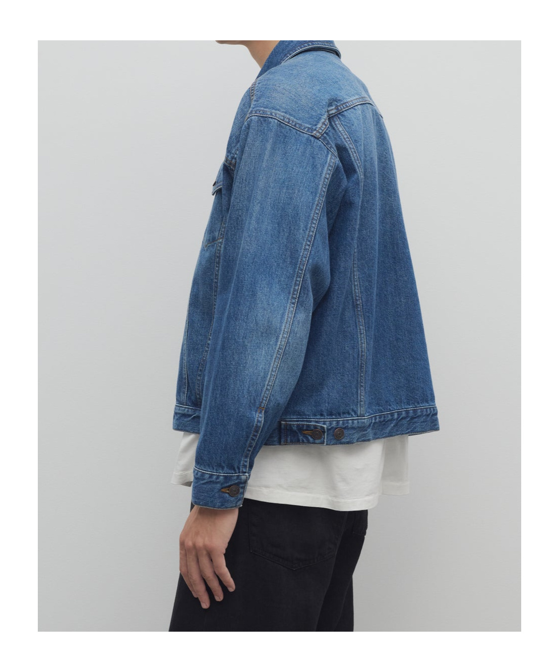 The Row Blue Seb Denim Jacket In Blue