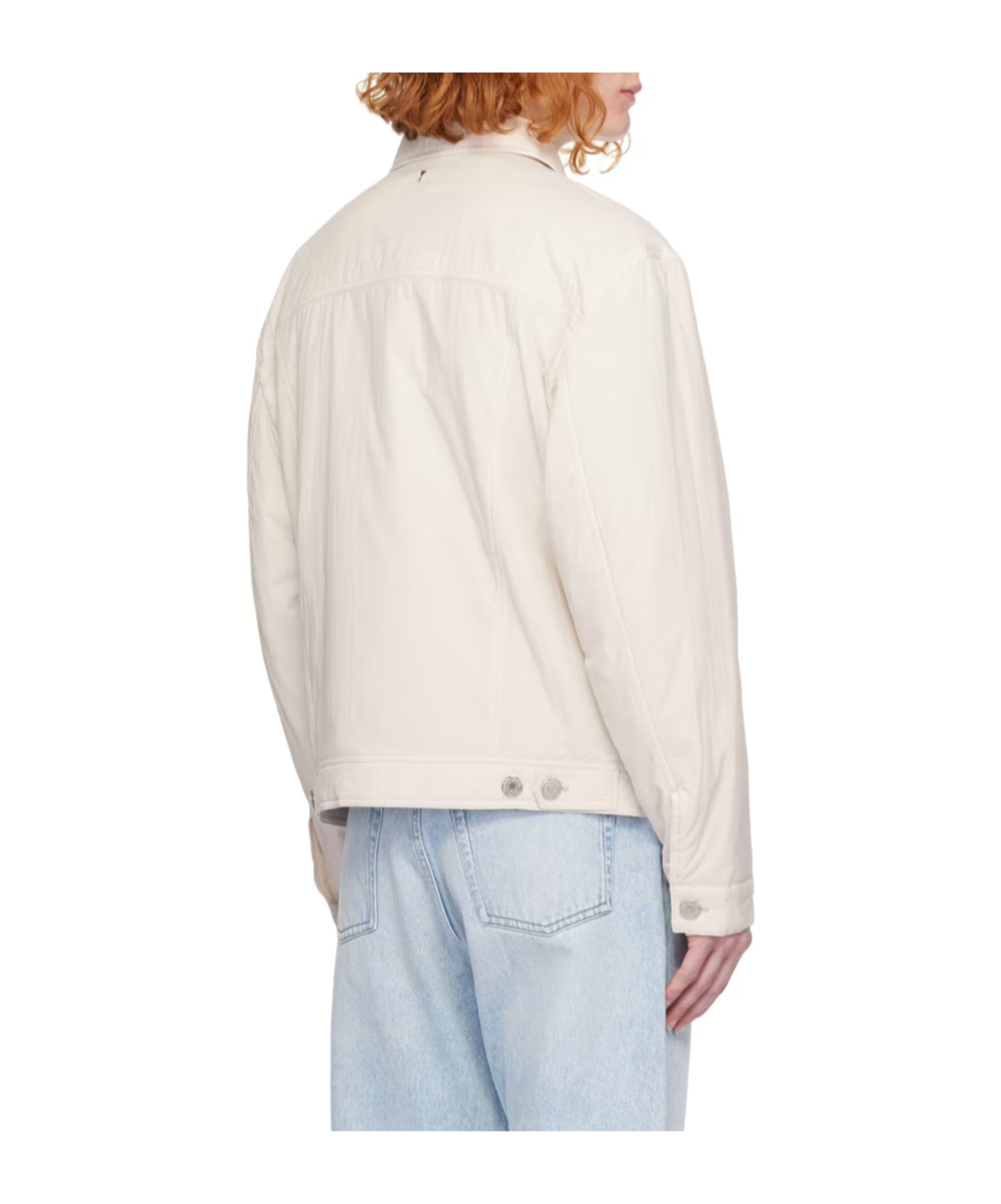 Ami Alexandre Mattiussi Single-breasted Lapel Casual Jacket In White