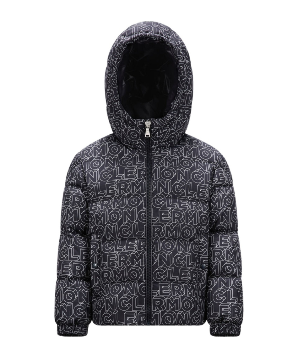 Moncler Enfant Fergus Down Jacket In Black