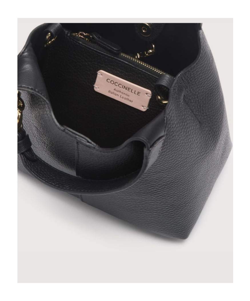 Coccinelle C-easy Small Hand Bag In Black