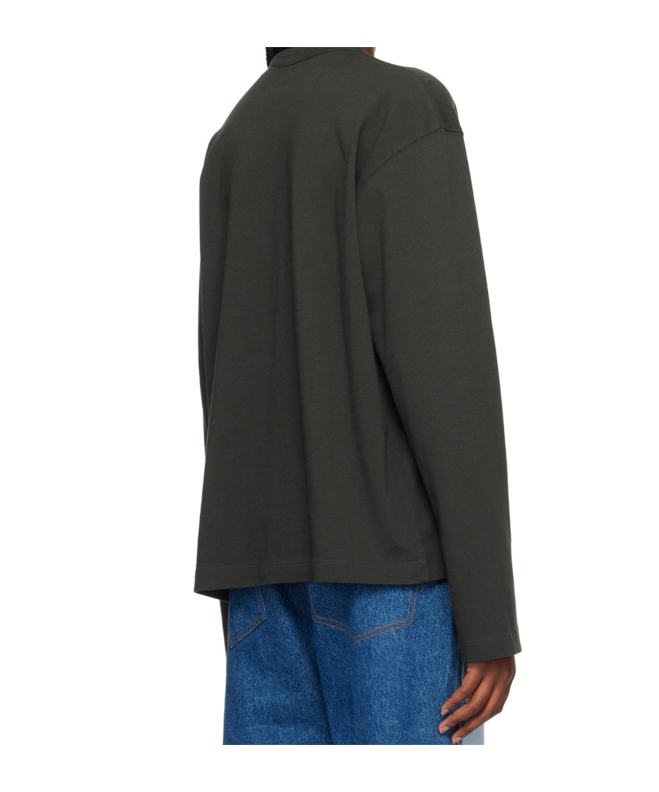 Heron Preston Womens Black Purple Censored Graphic-print Long-sleeved Cotton T-shirt In Black