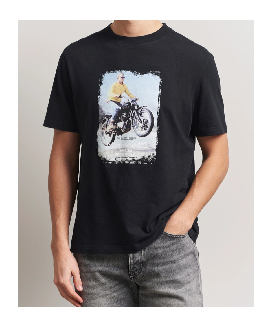 Shop Barbour Coster T-shirt In Green