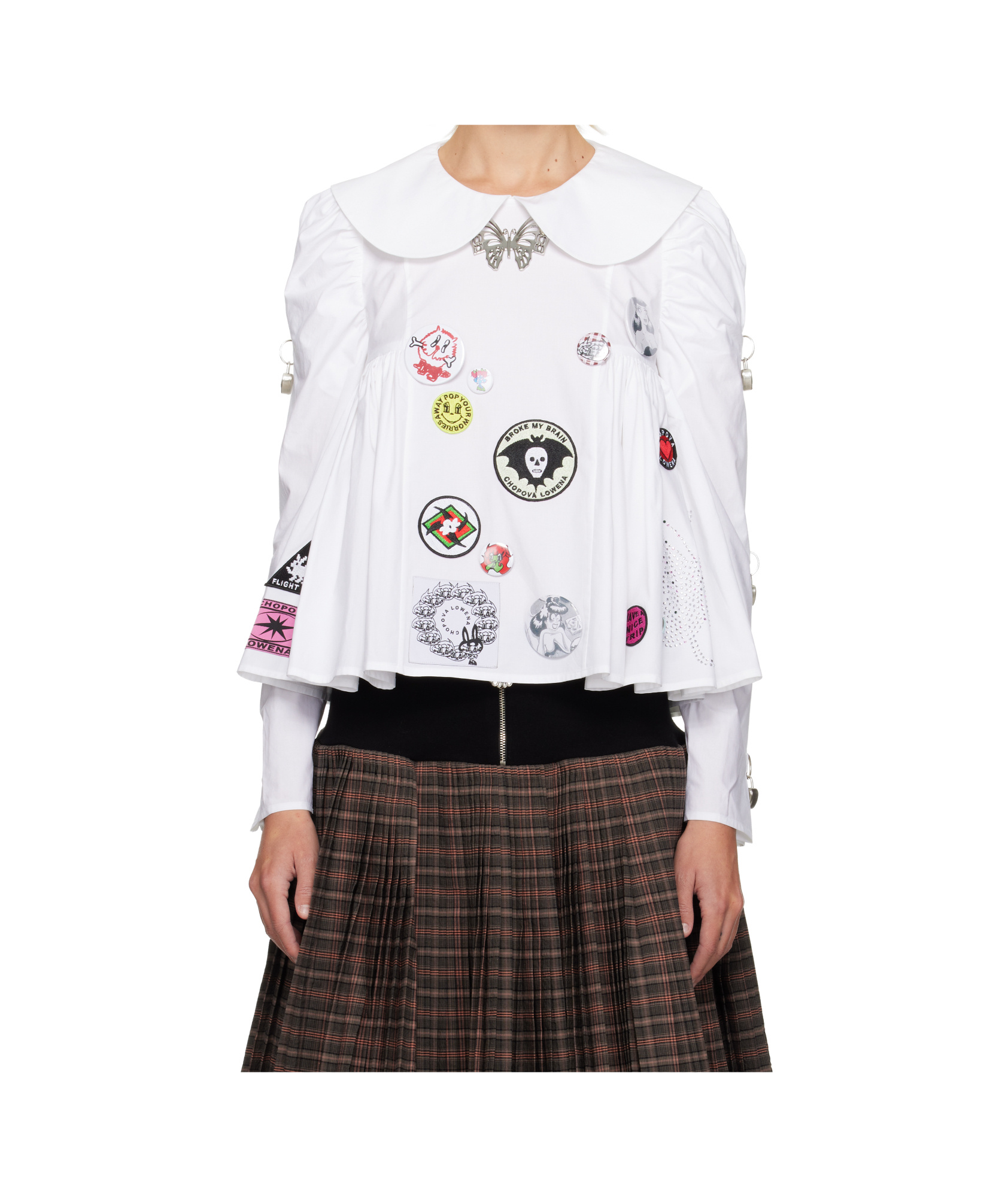 Chopova Lowena Alibi Blouse In White