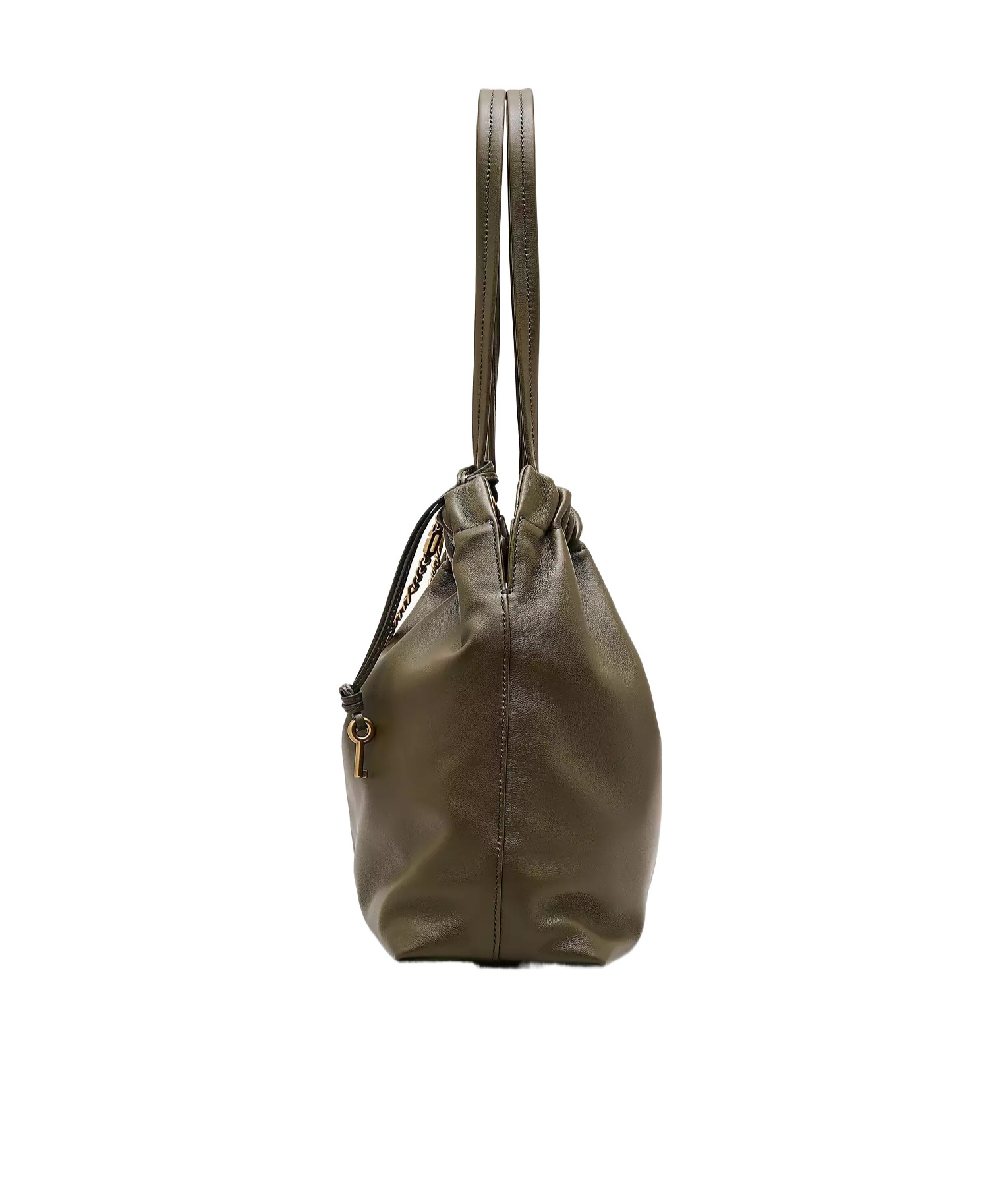 Marc Jacobs Cristina Tote Bag Leather Shoulder Straps In Green