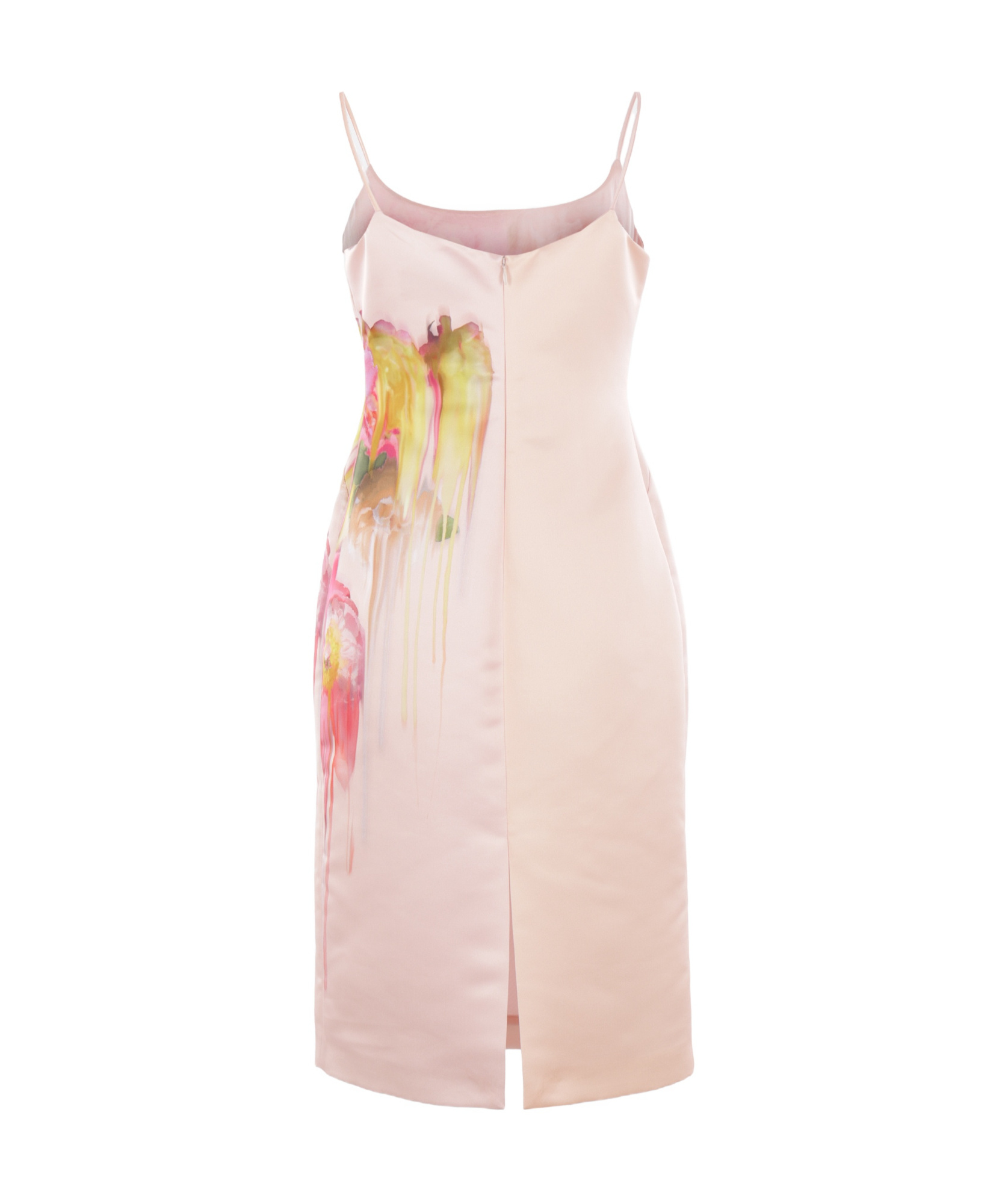 Blumarine Floral-print Midi Dress In Pink