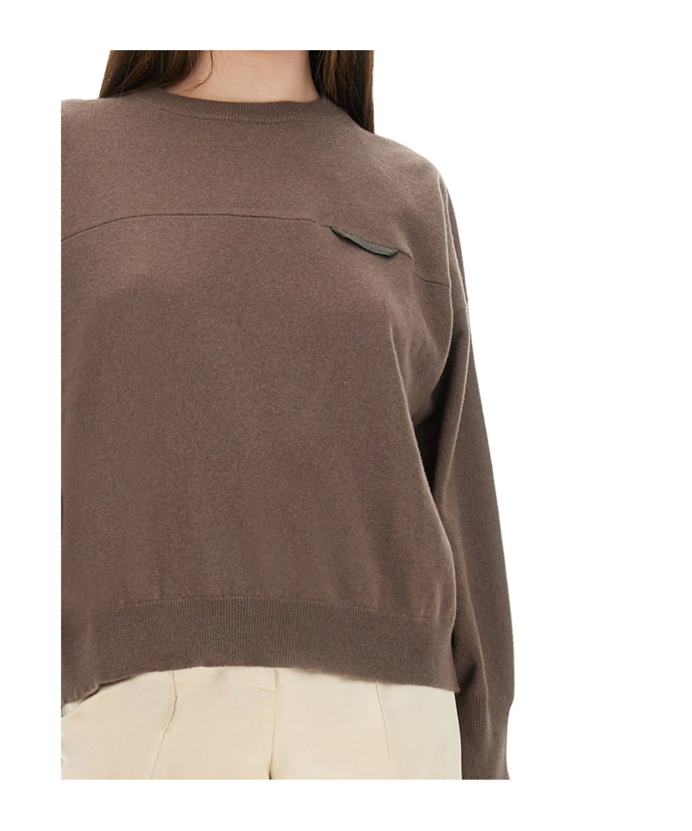 Brunello Cucinelli Relaxed-fit Cashmere Sweater With Classic Silhouette In Multi