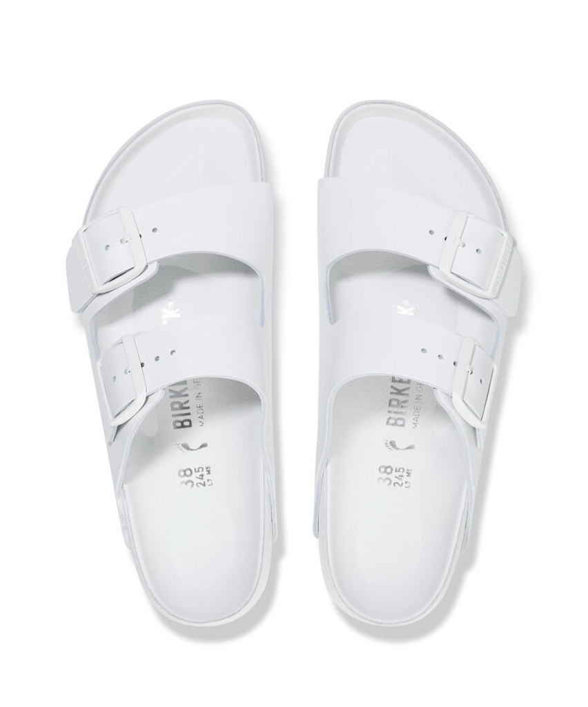 Birkenstock Arizona Two Strap Sandals In White