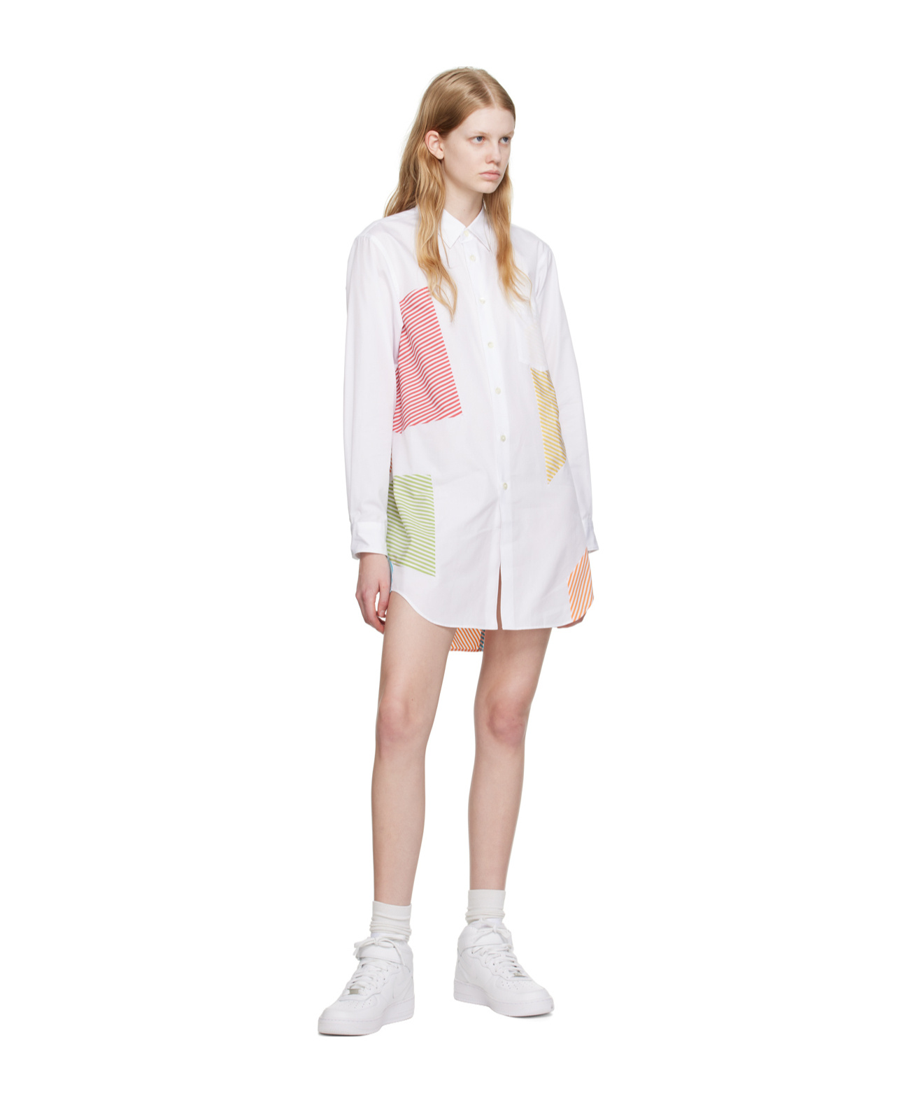 COMME DES GARÇONS STRIPED MINI DRESS 