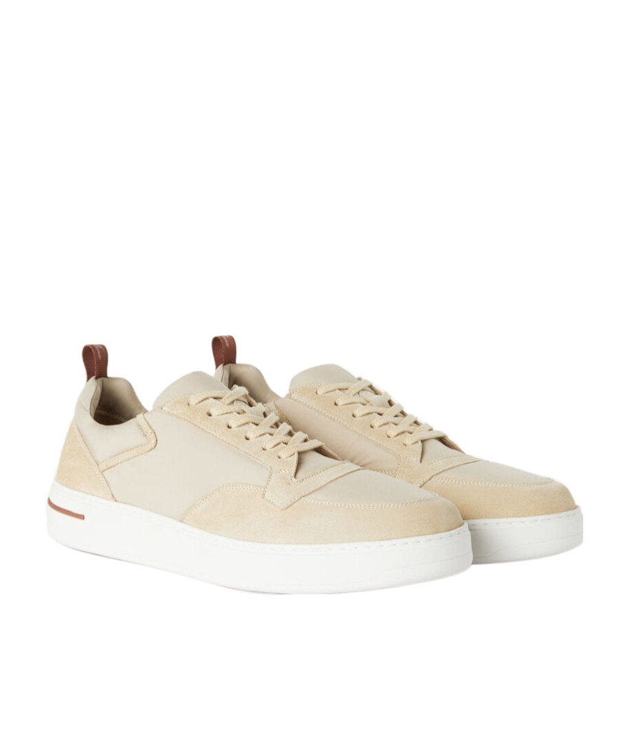 Loro Piana Newport Walk Casual Shoes In Nude
