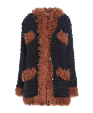 Marni Warm Coat In Black