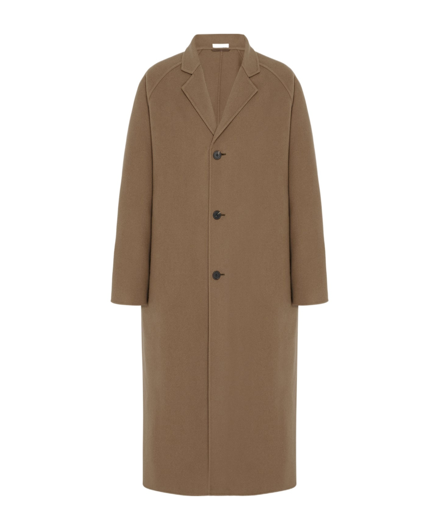 The Row Wool Long Coat In Brown