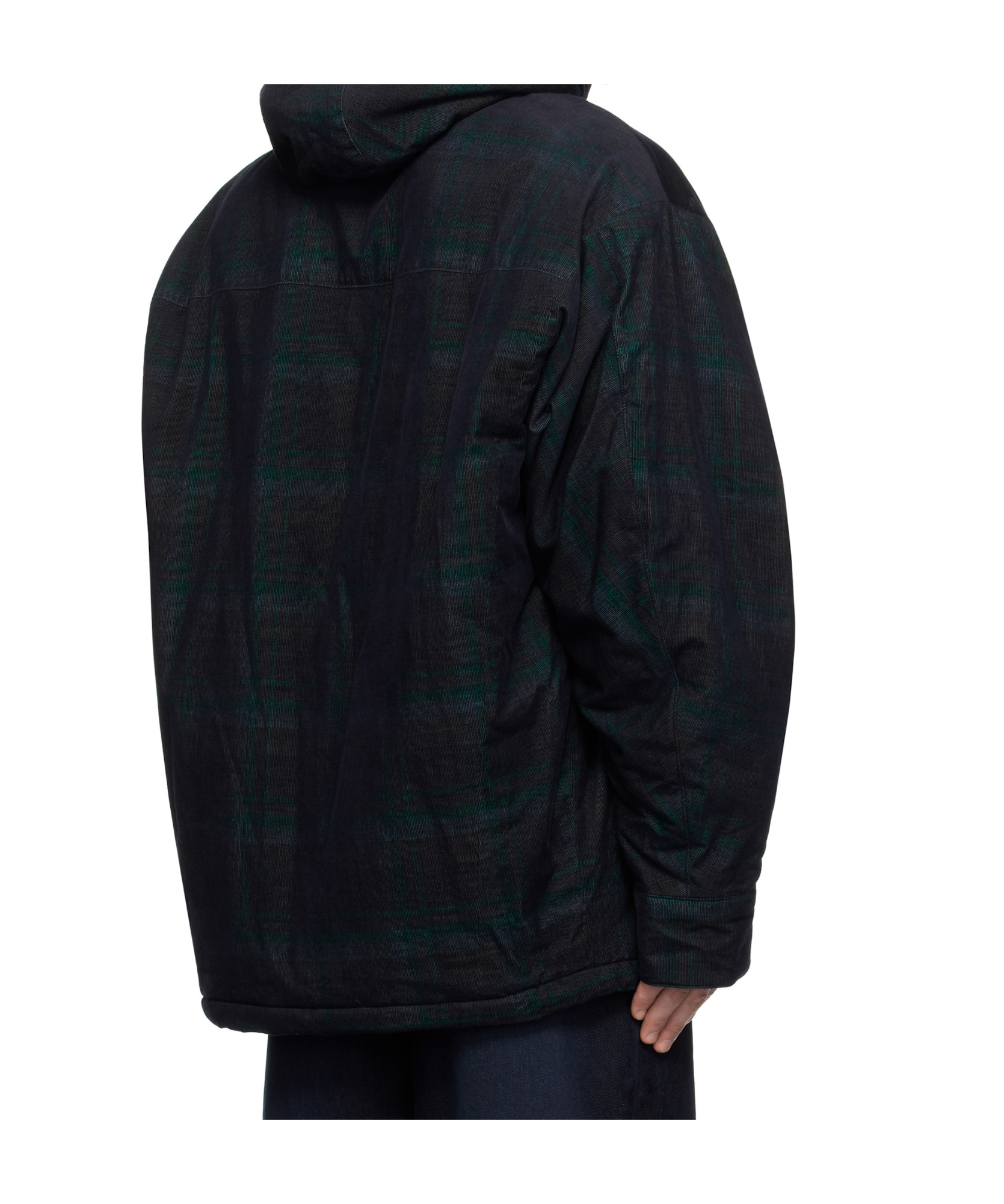 Wooyoungmi Checked Cotton Jacket In Black