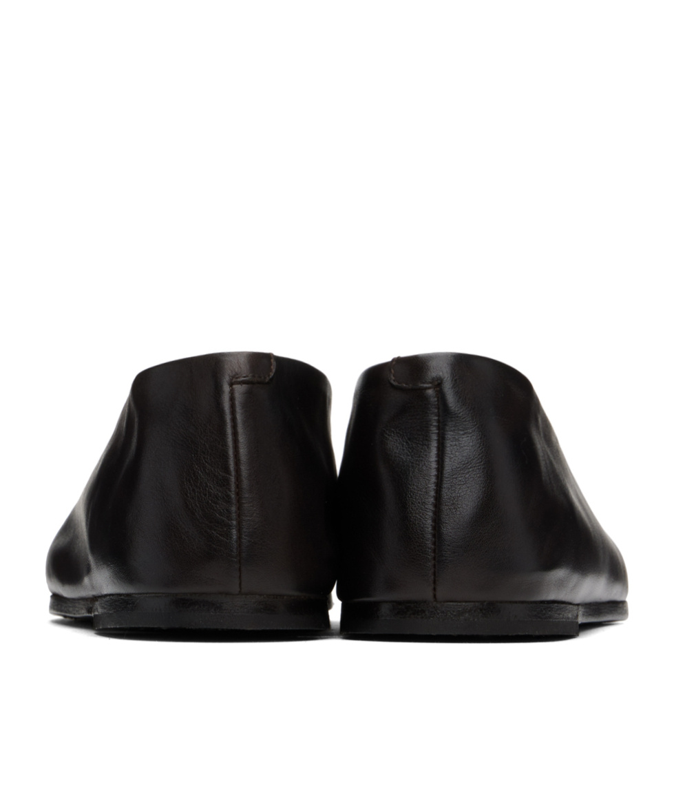 Marsèll Coltellaccio Round-headed Ballet Shoes In Black